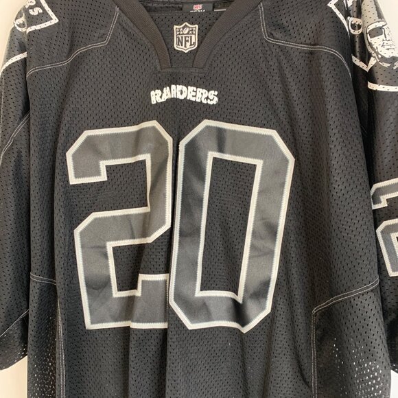 Retro NFL Team Apparel Oakland Raiders Darren McFadden #20 Black Jersey Size XL - Picture 7 of 8